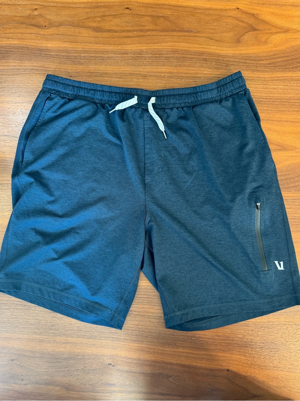 Vuori | Men’s Blue (Ink Heather) Sunday Performance Shorts - 8” Inseam